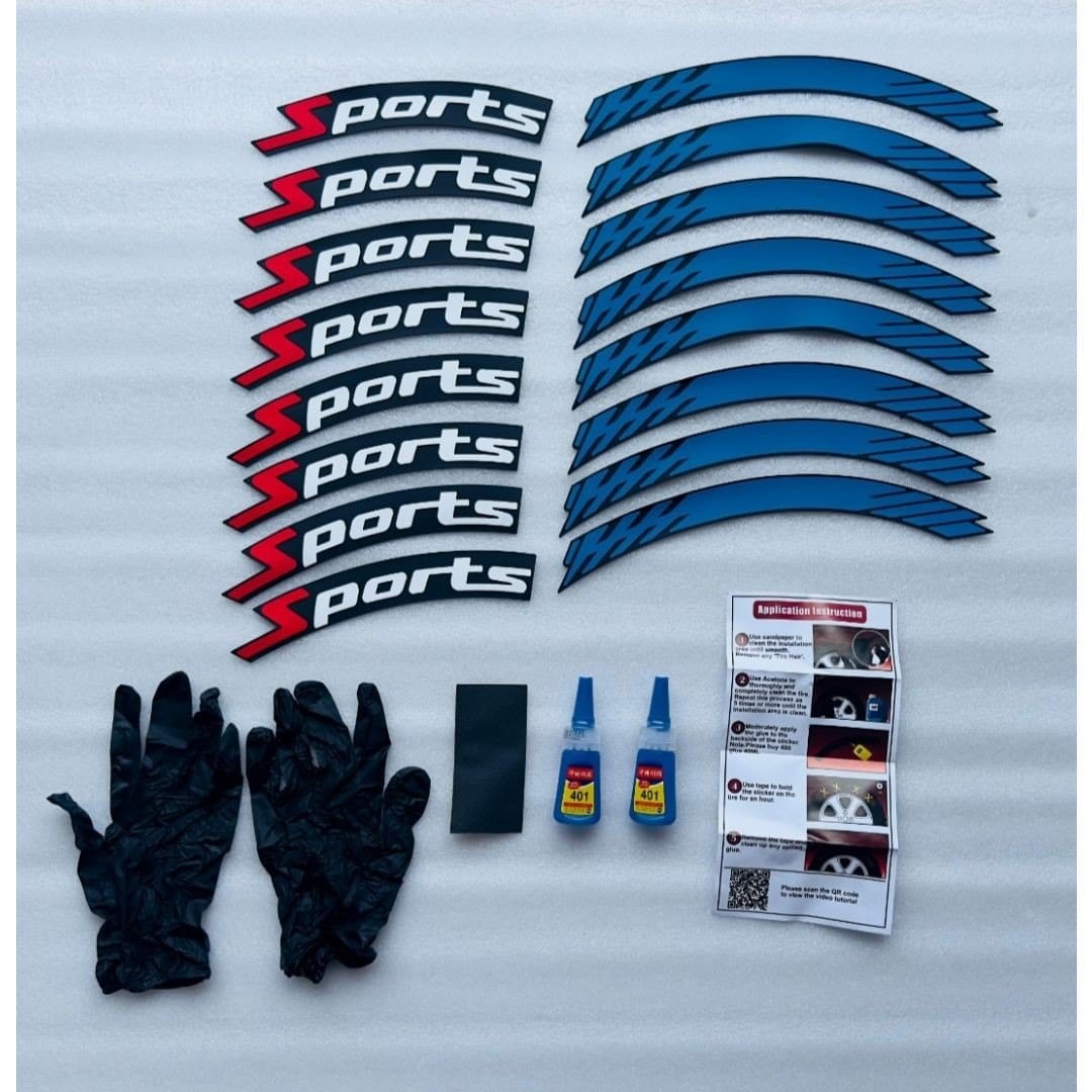 Sports Tyre Stickers | Universal Car Styling