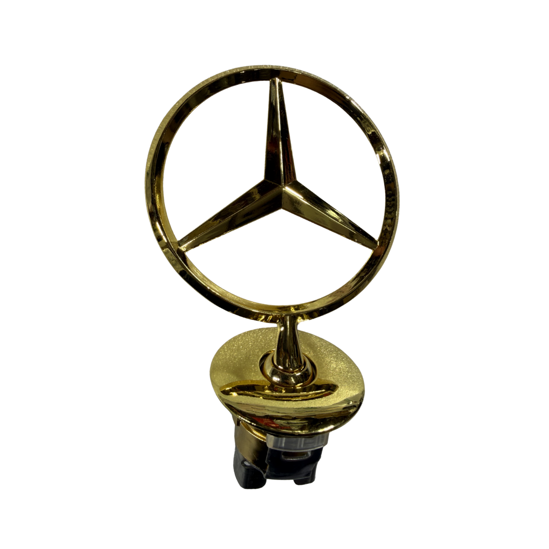 Mercedes-Benz Golden Hood Logo Emblem | Bonnet Star Replacement Badge