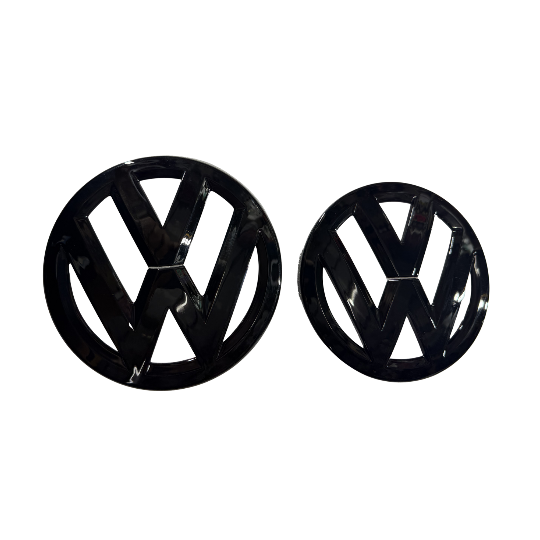 Volkswagen Polo Replacement Logo Set | Gloss Black