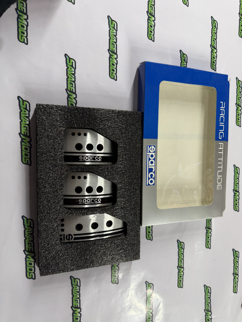 Sparco Pedal Kit for Manual Cars | Premium Aluminum Racing Set