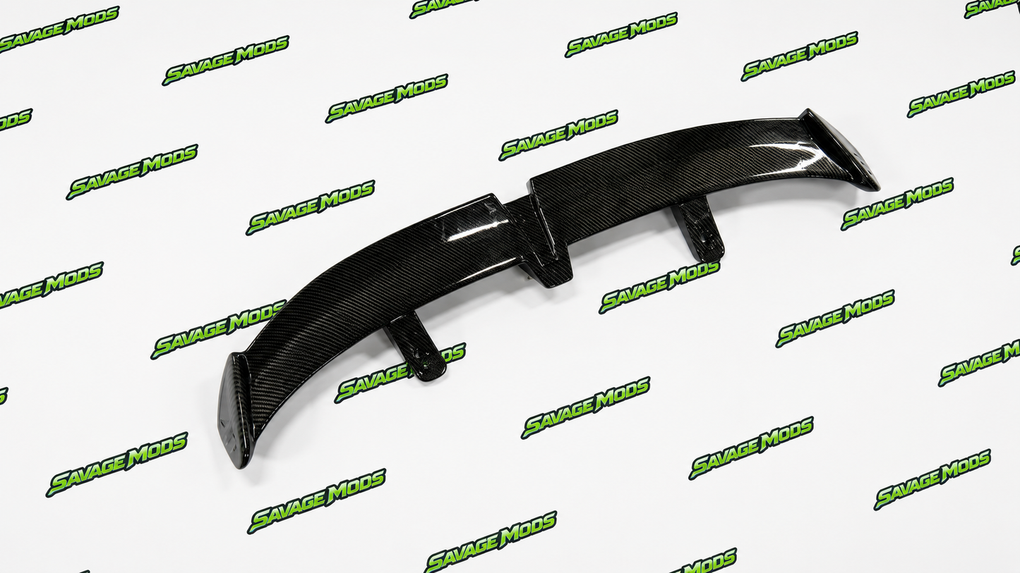 V-Cut Hatchback Spoiler | Carbon Fiber Sport Wing