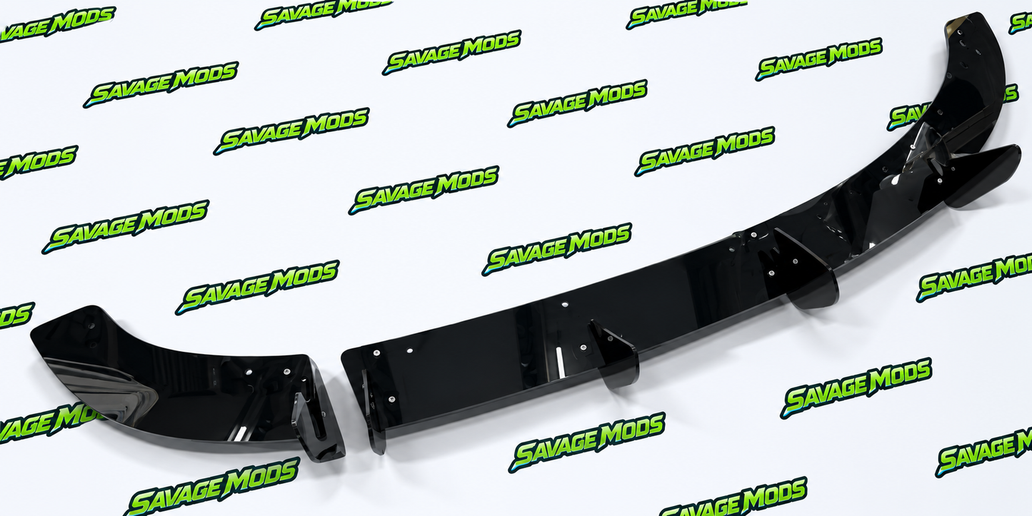 VW Polo 5-Fin Diffuser for Rear Bumpers