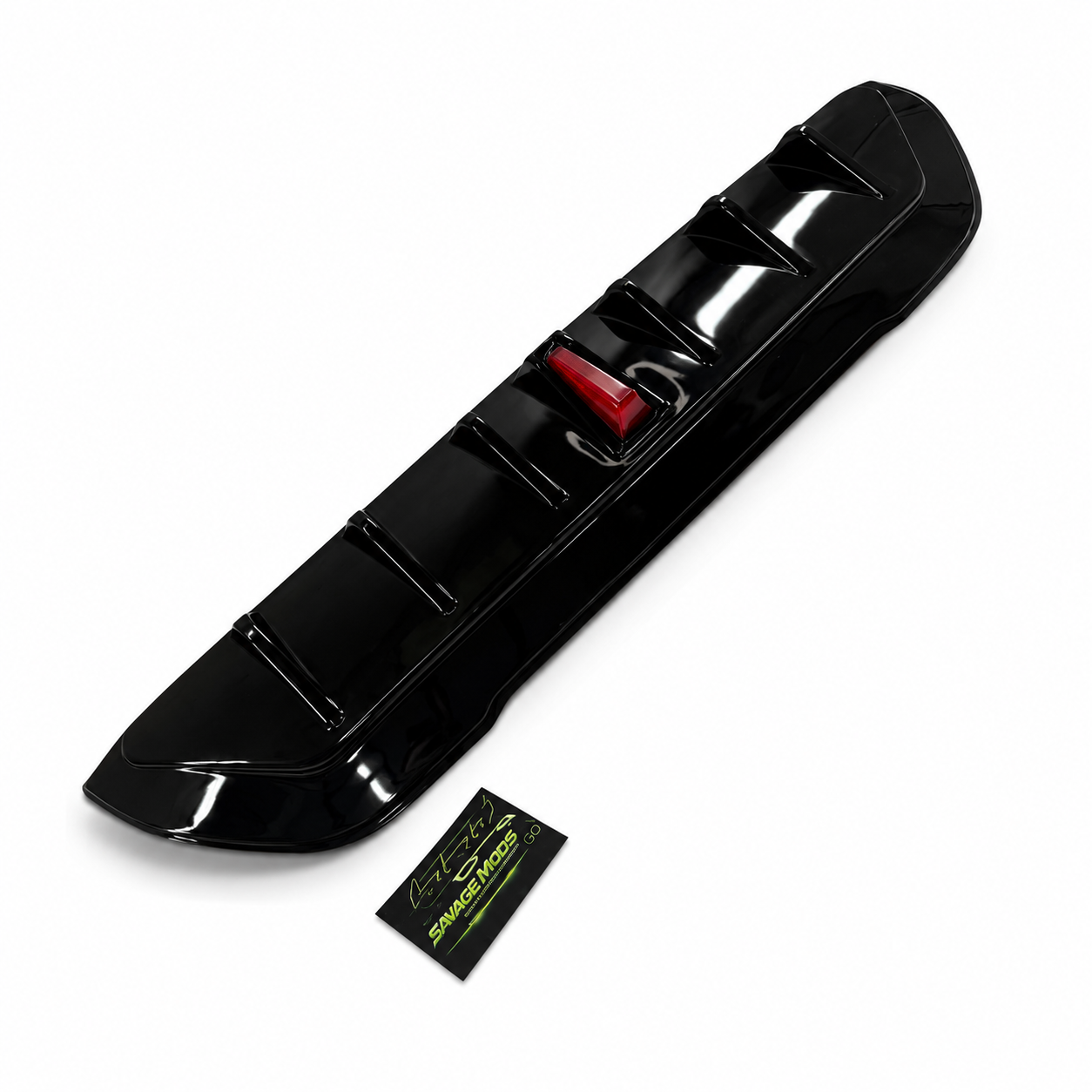 Toyota Hyryder Rear Bumper Diffuser with F1 Style Light 6 Fin Design