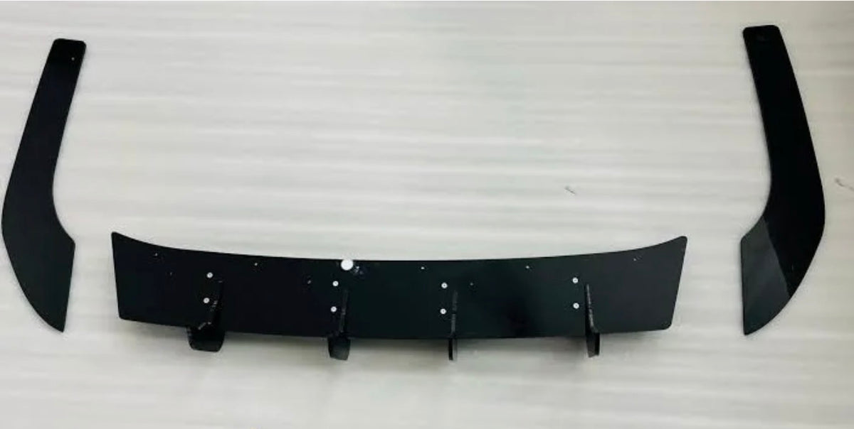 Volkswagen Virtus & Skoda Slavia Rear Diffuser | 4-Fin Sport Style