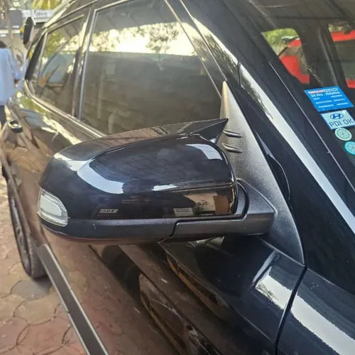 Hyundai Exter & Old Venue Batman Mirror Covers | Gloss Black