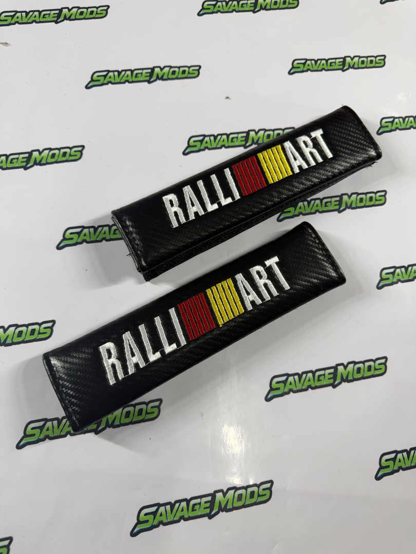 Ralliart Seat Belt Shoulder Pads | Universal Comfort Cushion