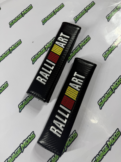 Ralliart Seat Belt Shoulder Pads | Universal Comfort Cushion