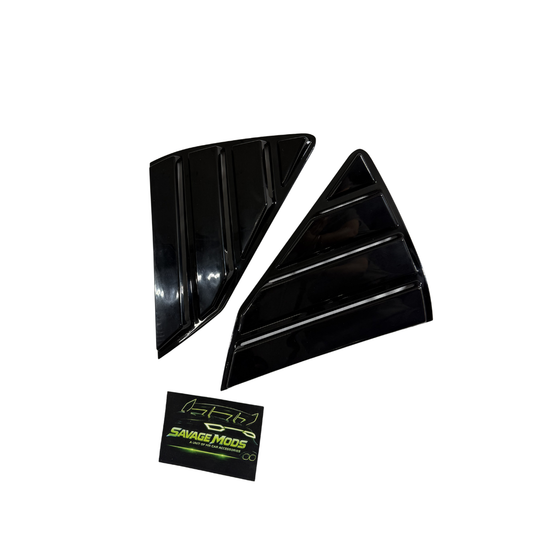 Kia Seltos Rear Window Louvers | Premium ABS Vent Shades