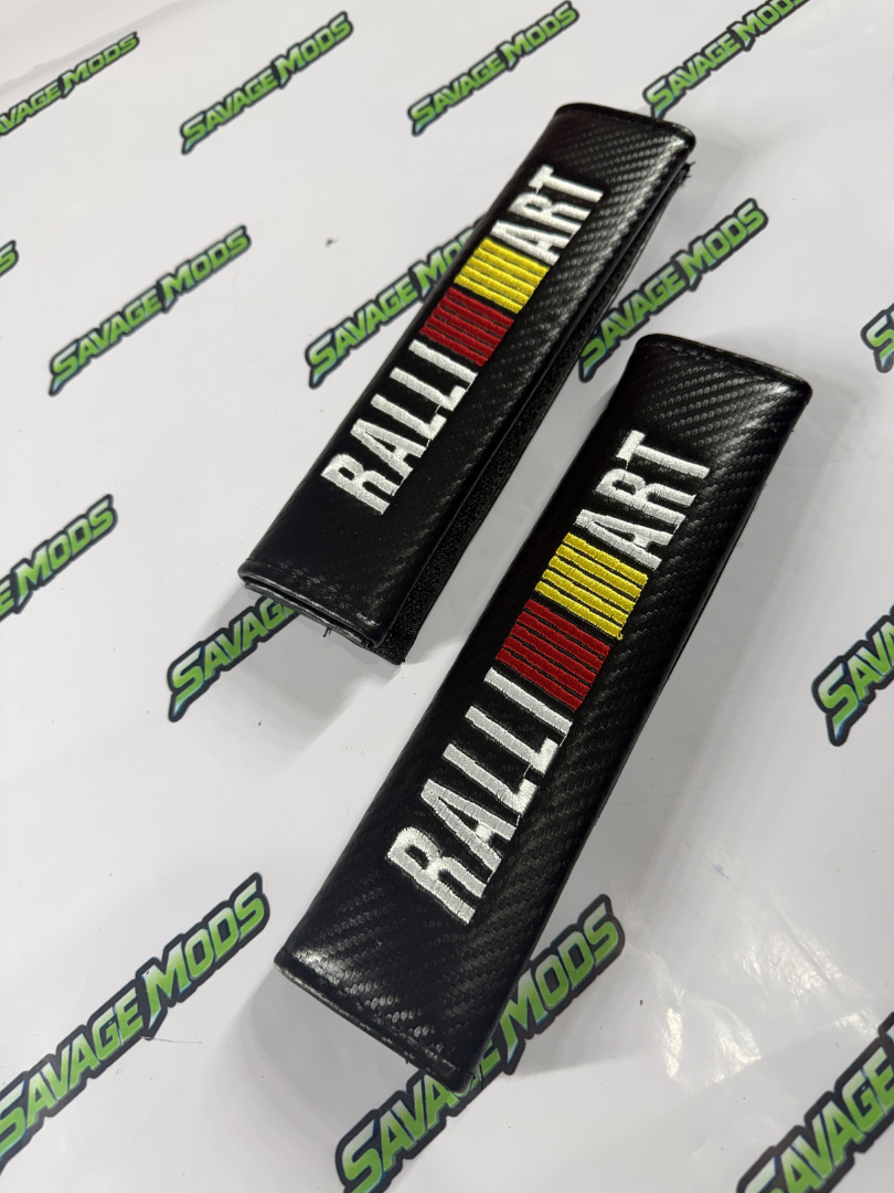 Ralliart Seat Belt Shoulder Pads | Universal Comfort Cushion