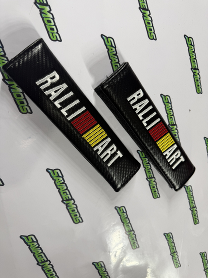 Ralliart Seat Belt Shoulder Pads | Universal Comfort Cushion