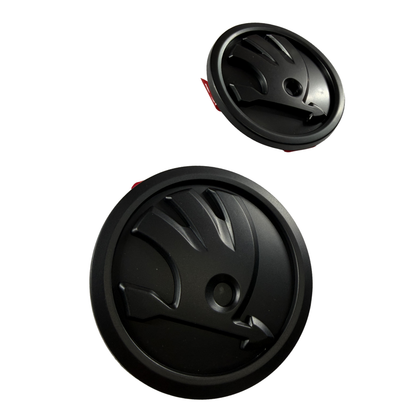 Skoda Replacement Logo Set | Matte Black