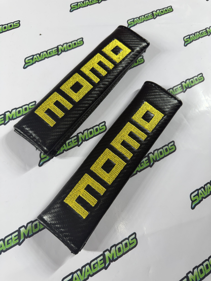 MOMO Seat Belt Shoulder Pads | Universal Comfort Cushions