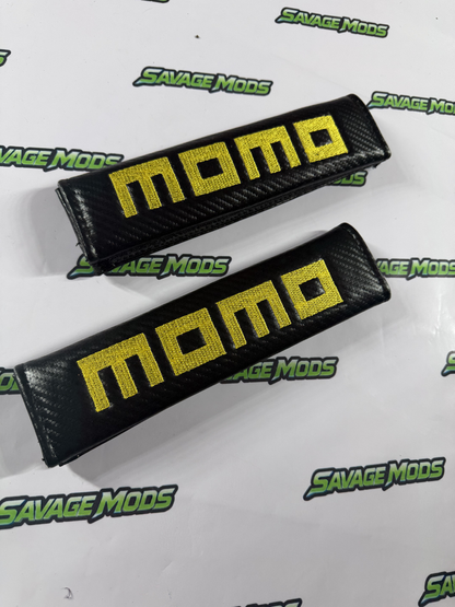MOMO Seat Belt Shoulder Pads | Universal Comfort Cushions