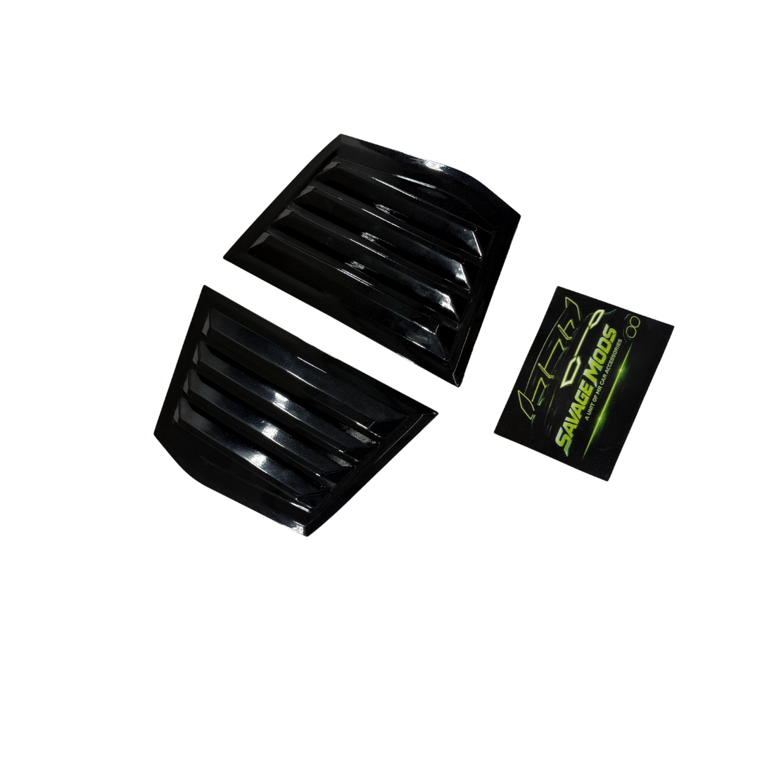 Honda City Window Louvers Glossy Black | Compatible With 2014-2019 Models