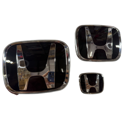 Honda JDM Type R Emblems (Set of 3) | Aftermarket Replacement Logos