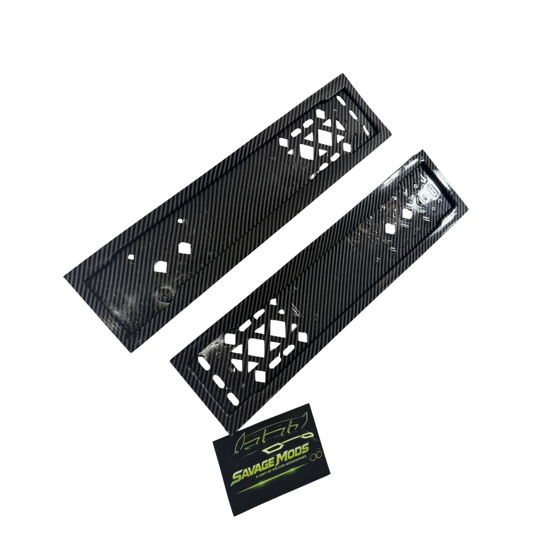 forged carbon number plates for cars