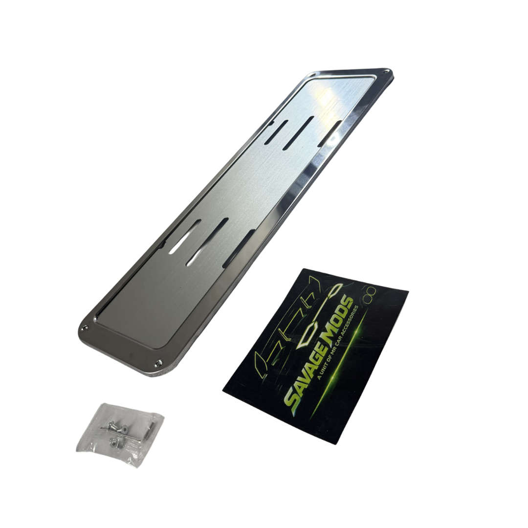 Metal Number Plate | Premium Chrome Finish