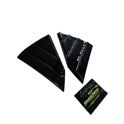 Kia Seltos Rear Window Louvers | Premium ABS Vent Shades