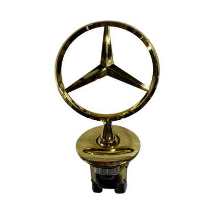 Mercedes-Benz Golden Hood Logo Emblem | Bonnet Star Replacement Badge