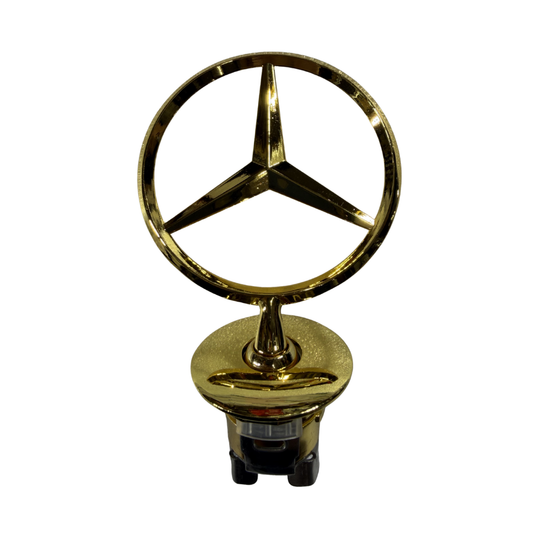 Mercedes-Benz Golden Hood Logo Emblem | Bonnet Star Replacement Badge