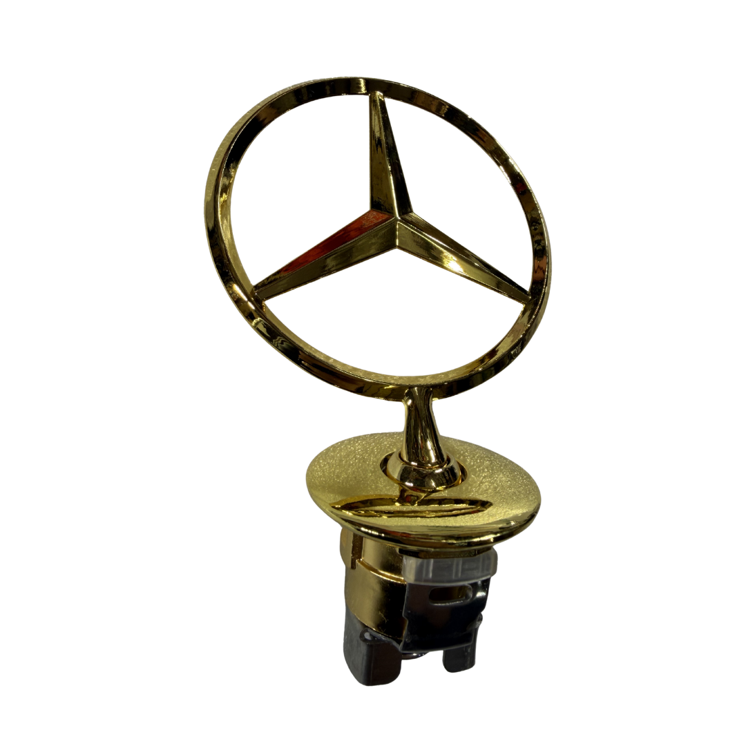 Mercedes-Benz Golden Hood Logo Emblem | Bonnet Star Replacement Badge