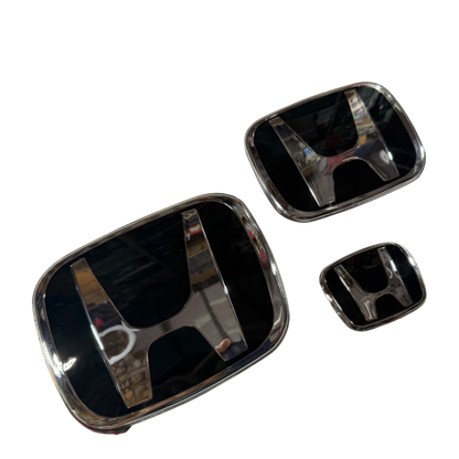 Honda JDM Type R Emblems (Set of 3) | Aftermarket Replacement Logos