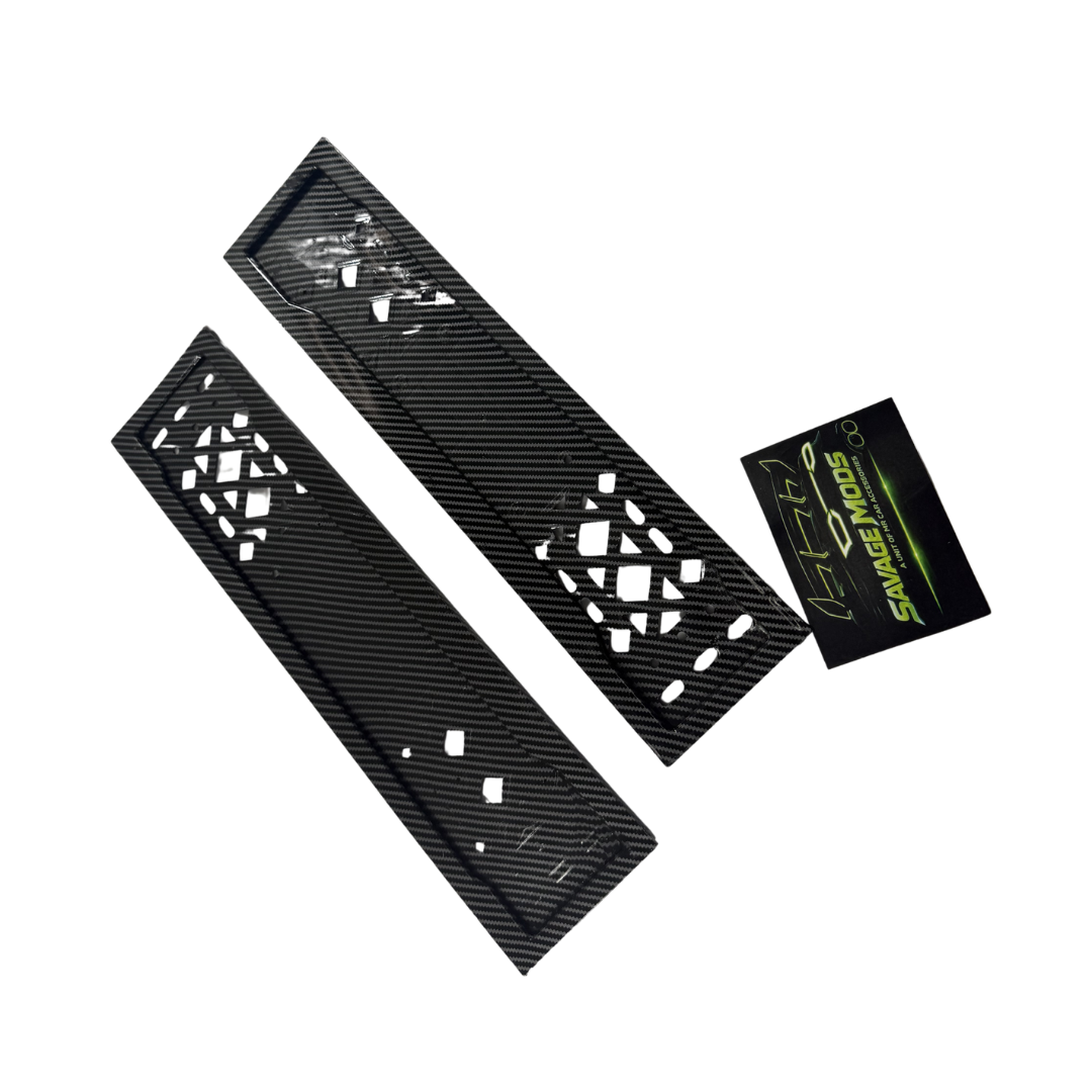 forged carbon number plates for cars