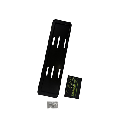 Metal Car Number Plate Frame | Premium matt black Styling