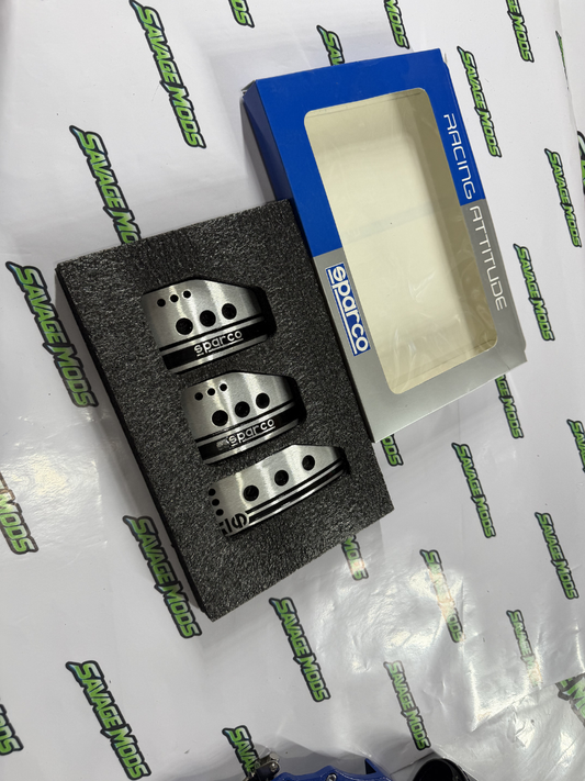 Sparco Pedal Kit for Manual Cars | Premium Aluminum Racing Set