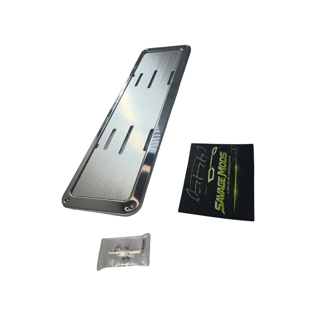 Metal Number Plate | Premium Chrome Finish