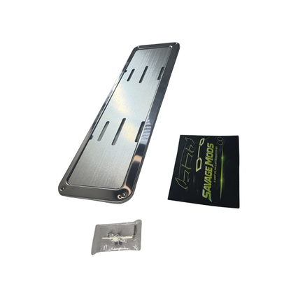 Metal Number Plate | Premium Chrome Finish
