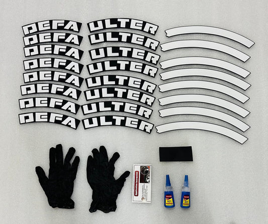 Defaulter Tyre Stickers | Universal Car Styling