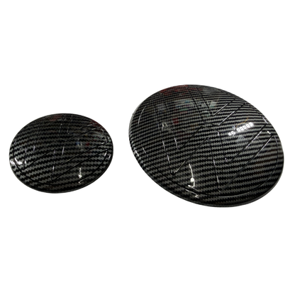 Volkswagen Virtus Replacement Logo Set | Full Carbon Fiber Finish