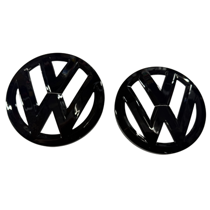 Volkswagen Polo Replacement Logo Set | Gloss Black