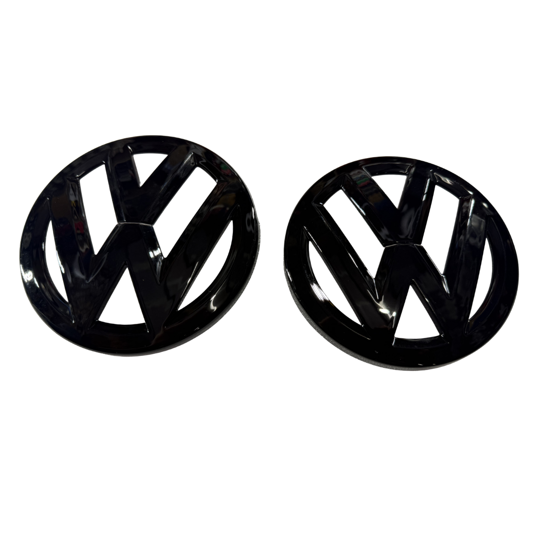 Volkswagen Polo Replacement Logo Set | Gloss Black