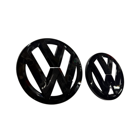 Volkswagen Polo Replacement Logo Set | Gloss Black