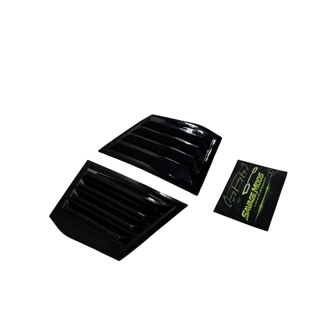 Honda City Window Louvers Glossy Black | Compatible With 2014-2019 Models