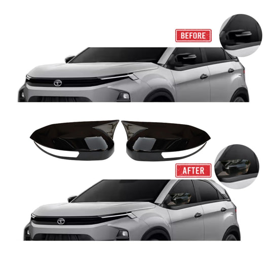 Tata Harrier, Safari & Nexon Batman Style Mirror Covers | ABS