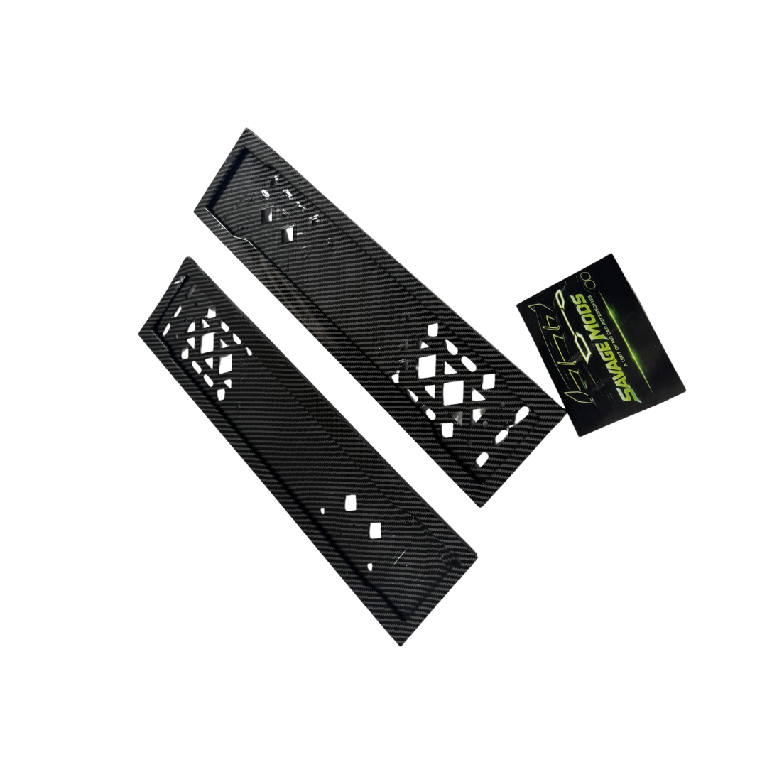 forged carbon number plates for cars