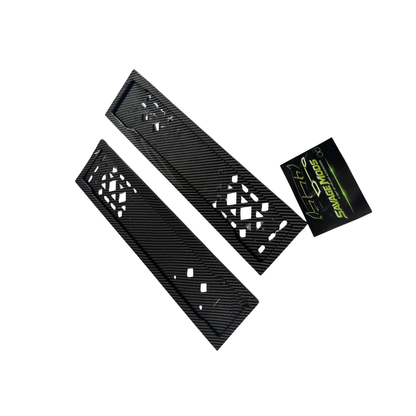 forged carbon number plates for cars