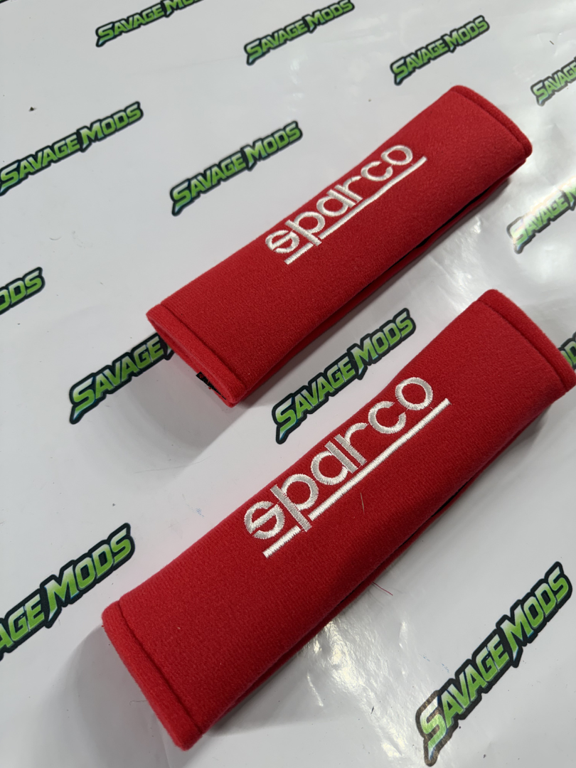 Sparco Seat Belt Shoulder Pads – Premium Racing Comfort