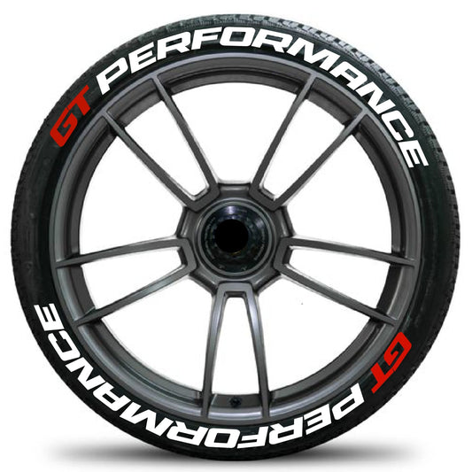 GT Performance Tyre Stickers | Universal Car Styling
