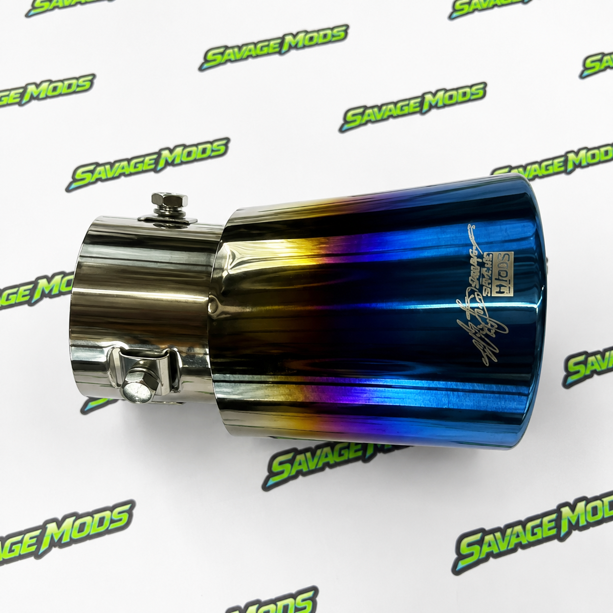 HKS Burnt Finish Single Exhaust Tip | Premium Tip (Round & Oval Outlet)