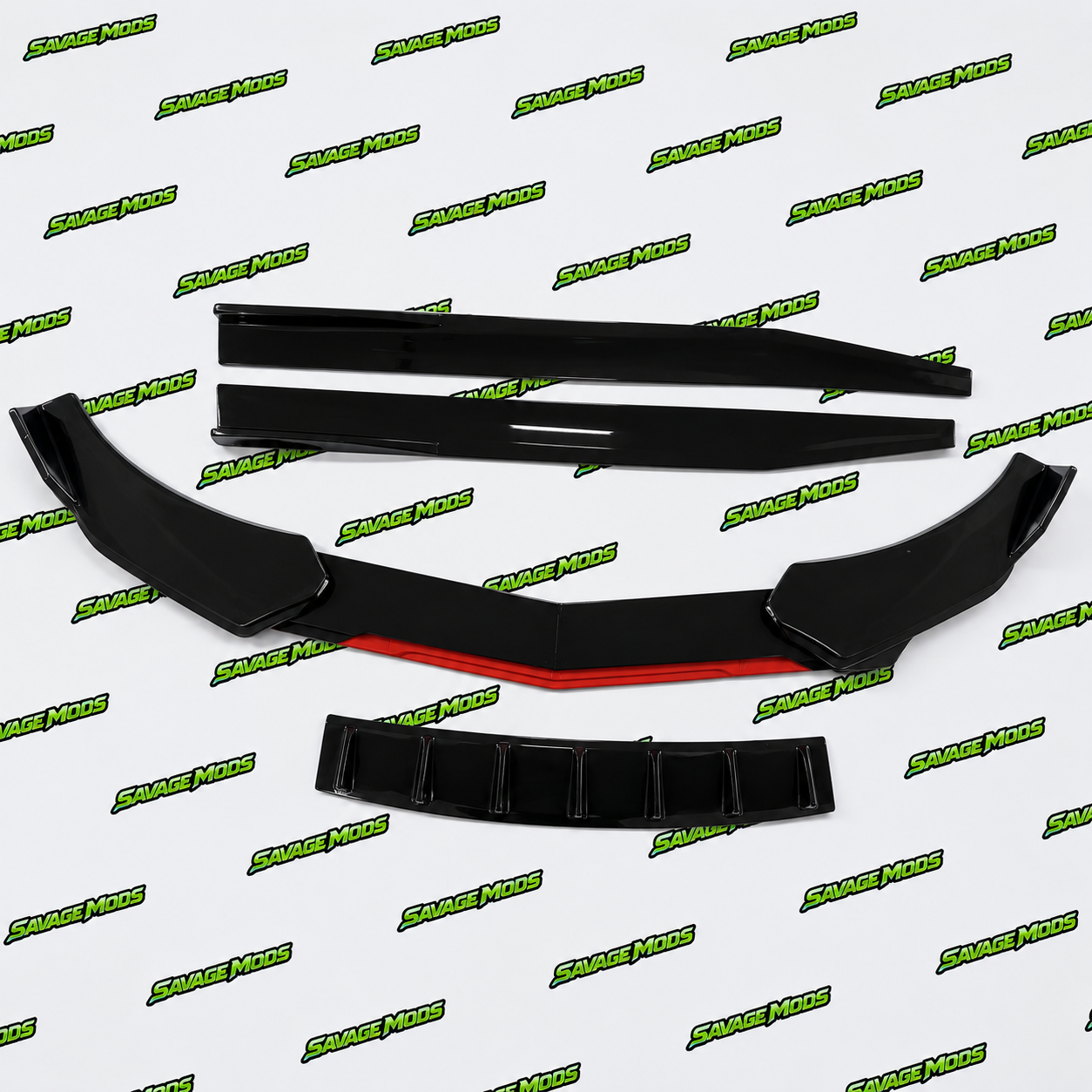 6-Piece Splitter & 7-Fin Diffuser Kit | Complete Aero Package
