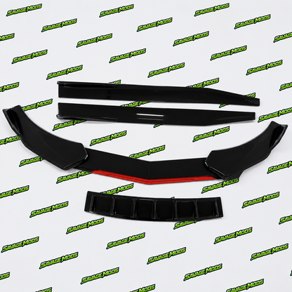6-Piece Splitter & 7-Fin Diffuser Kit | Complete Aero Package