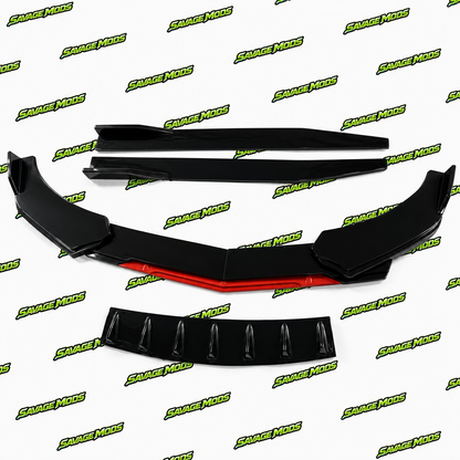 6-Piece Splitter & 7-Fin Diffuser Kit | Complete Aero Package