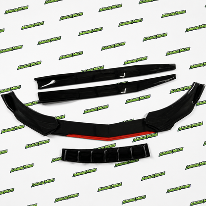 6-Piece Splitter & 7-Fin Diffuser Kit | Complete Aero Package