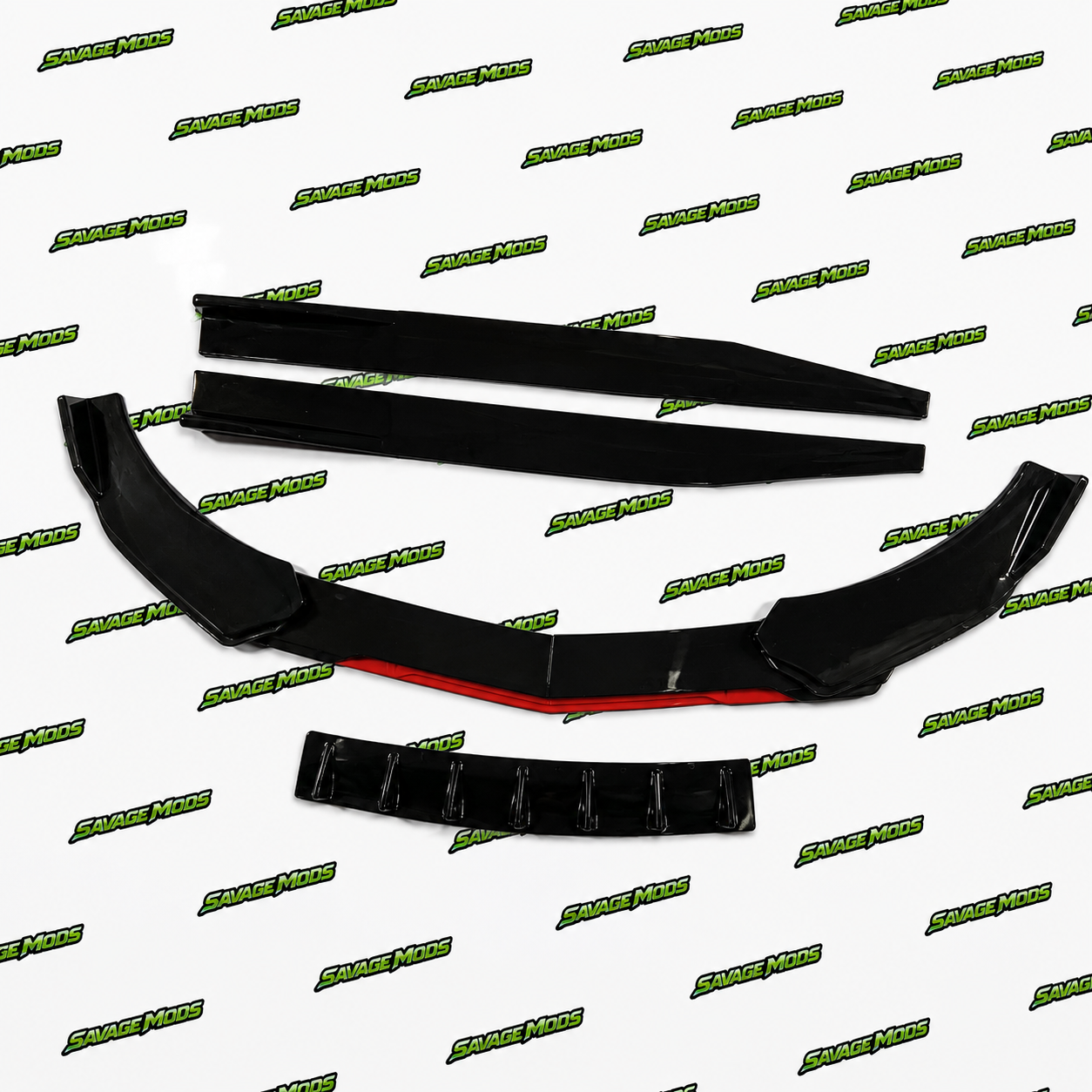 6-Piece Splitter & 7-Fin Diffuser Kit | Complete Aero Package