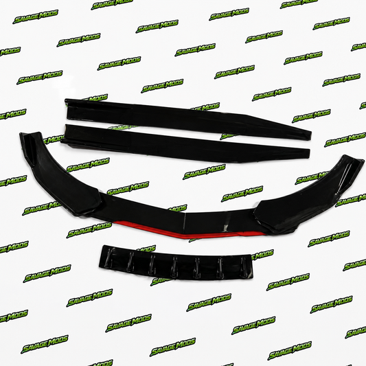 6-Piece Splitter & 7-Fin Diffuser Kit | Complete Aero Package