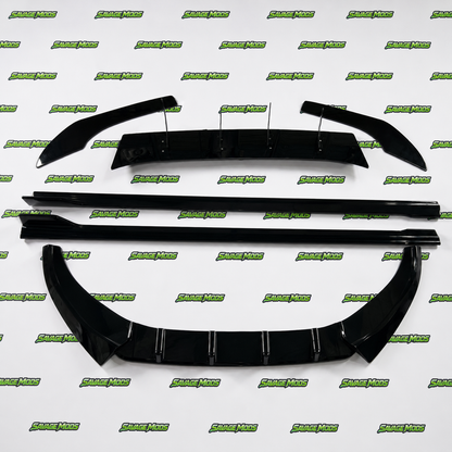 Virtus Slavia dedicated front and side splitter with 4 fin diffuser combo